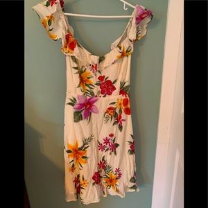 Flowered sun dress